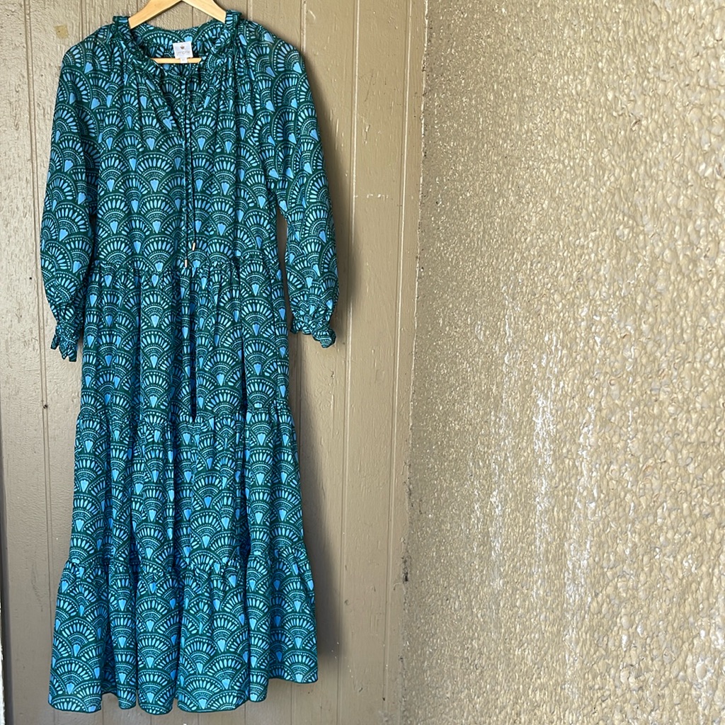 J.Marie Teal Maxi Dress